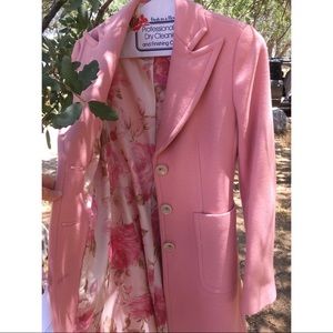 Pink Long Banana Republic Peacoat